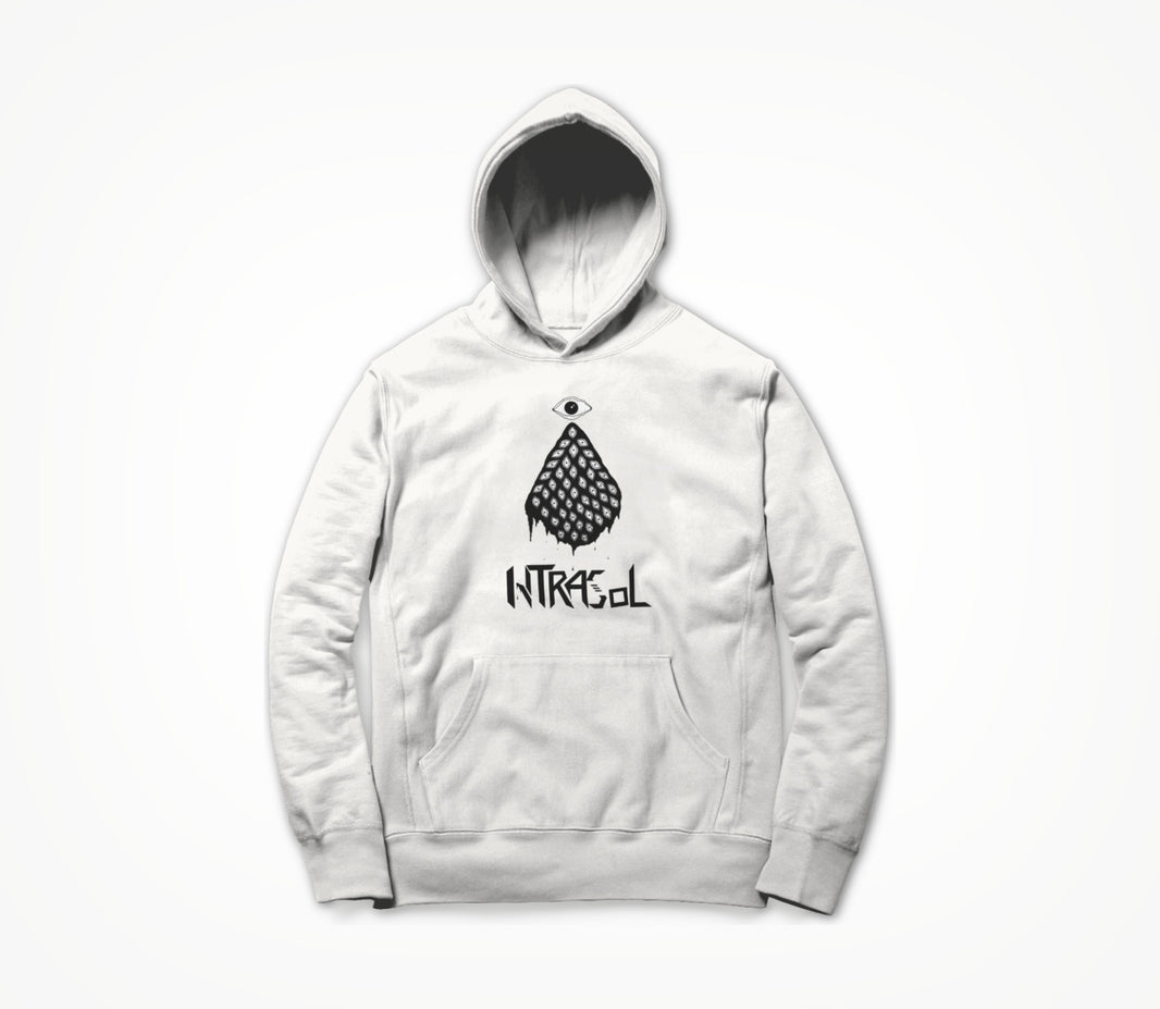 Logo White Hoodie