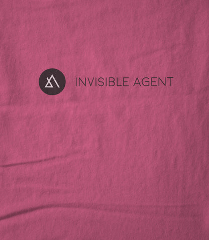 Invisible Agent B&W Horizontal Pink Women's T-shirt