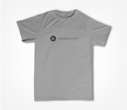 Invisible Agent B&W Horizontal Unisex T-shirt