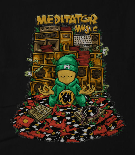 Black Tee / Medi Man Stack