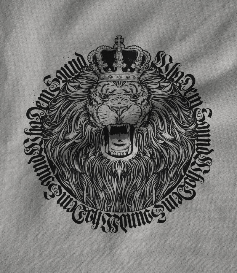 WHODEMSOUND CLASSIC LION TEE WHITE