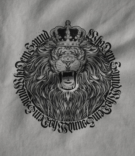 WHODEMSOUND CLASSIC LION TEE WHITE