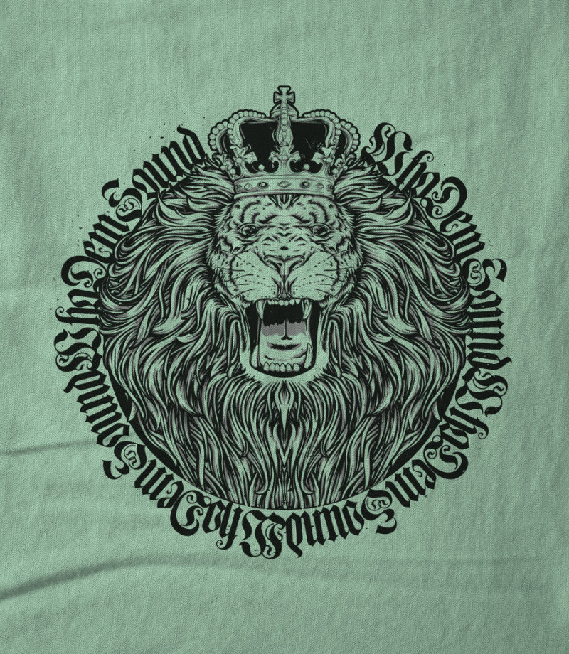 WHODEMSOUND CLASSIC LION MINT TEE