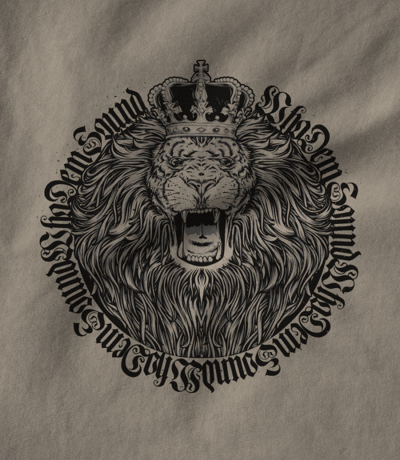 WHODEMSOUND CLASSIC LION CREME TEE
