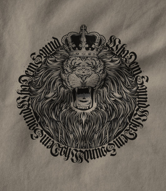 WHODEMSOUND CLASSIC LION CREME TEE