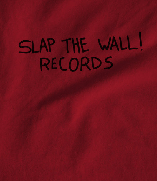 SLAP THE WALL BASIC SCRIBBLE TEE RED