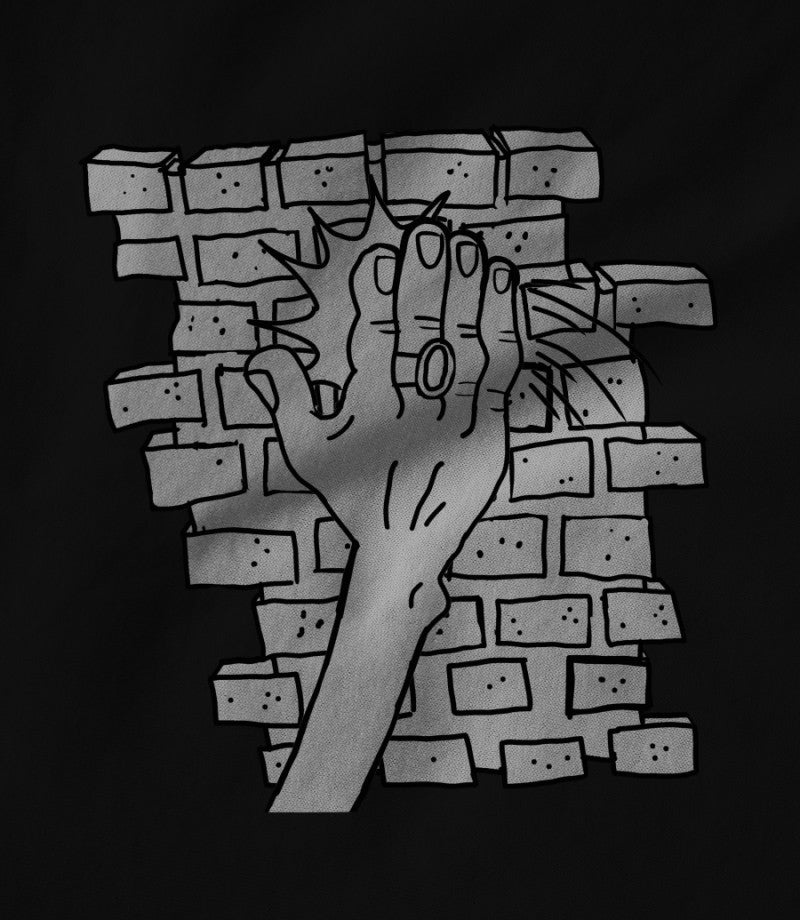 SLAP THE WALL / HAND BLACK TEE