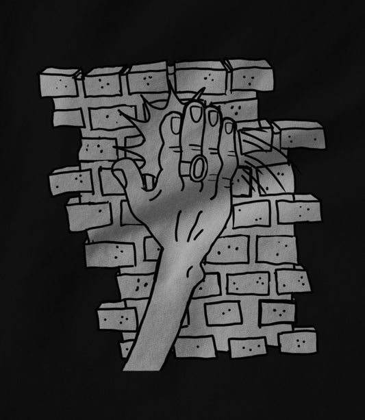 SLAP THE WALL / HAND BLACK TEE