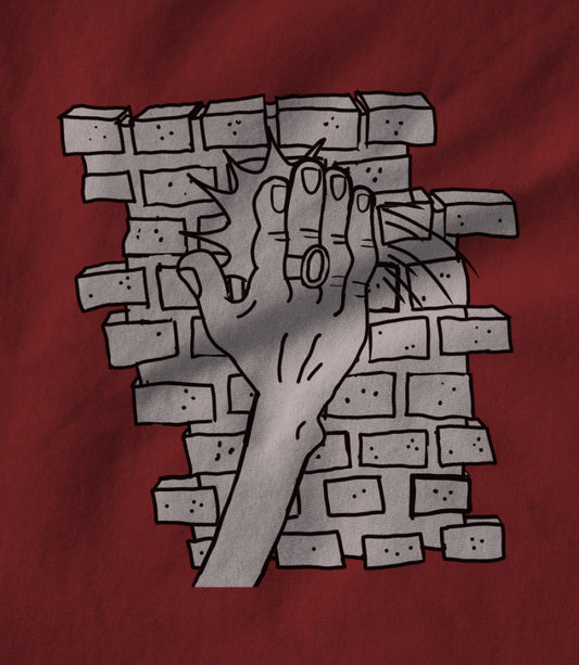 SLAP THE WALL / HAND RED TEE