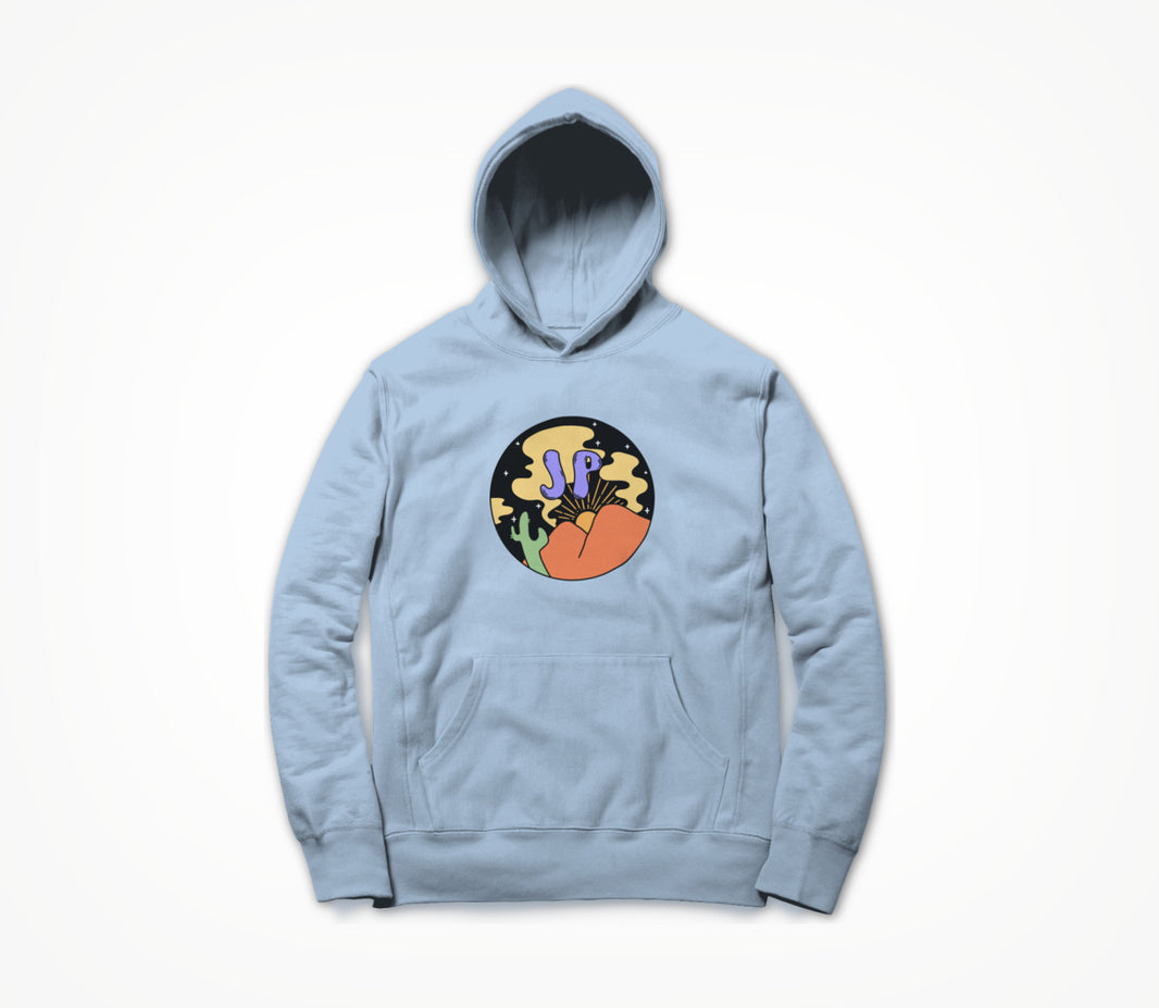 Jeremy Parsons Open Air Logo Baby Blue Hoodie