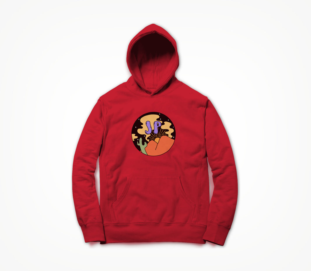 Jeremy Parsons Open Air Logo Red Hoodie