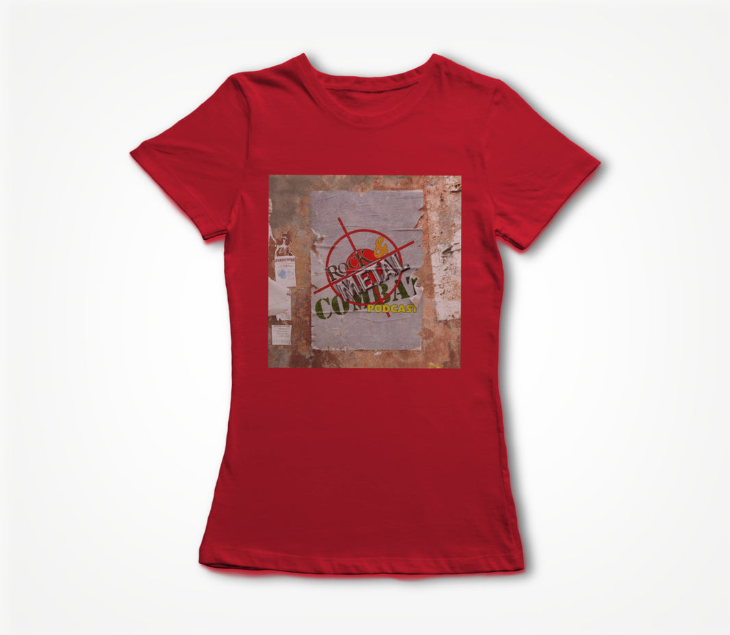 Rock & Metal Combat Podcast Women's T-shirt