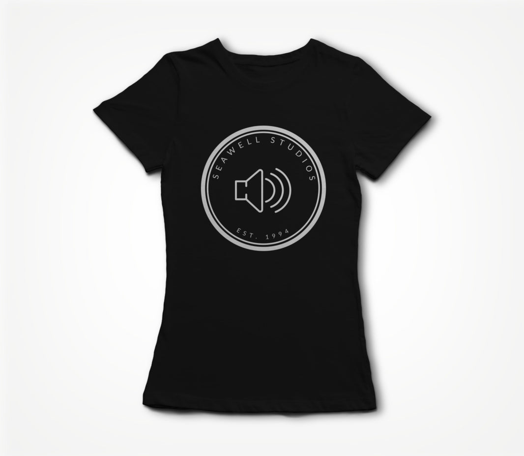 SS White/Black Women's T-shirt