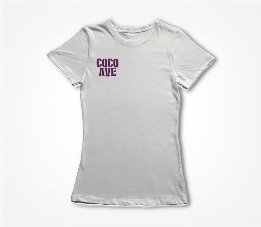 Coco Avenue (Purple Logo) Women's T-shirt