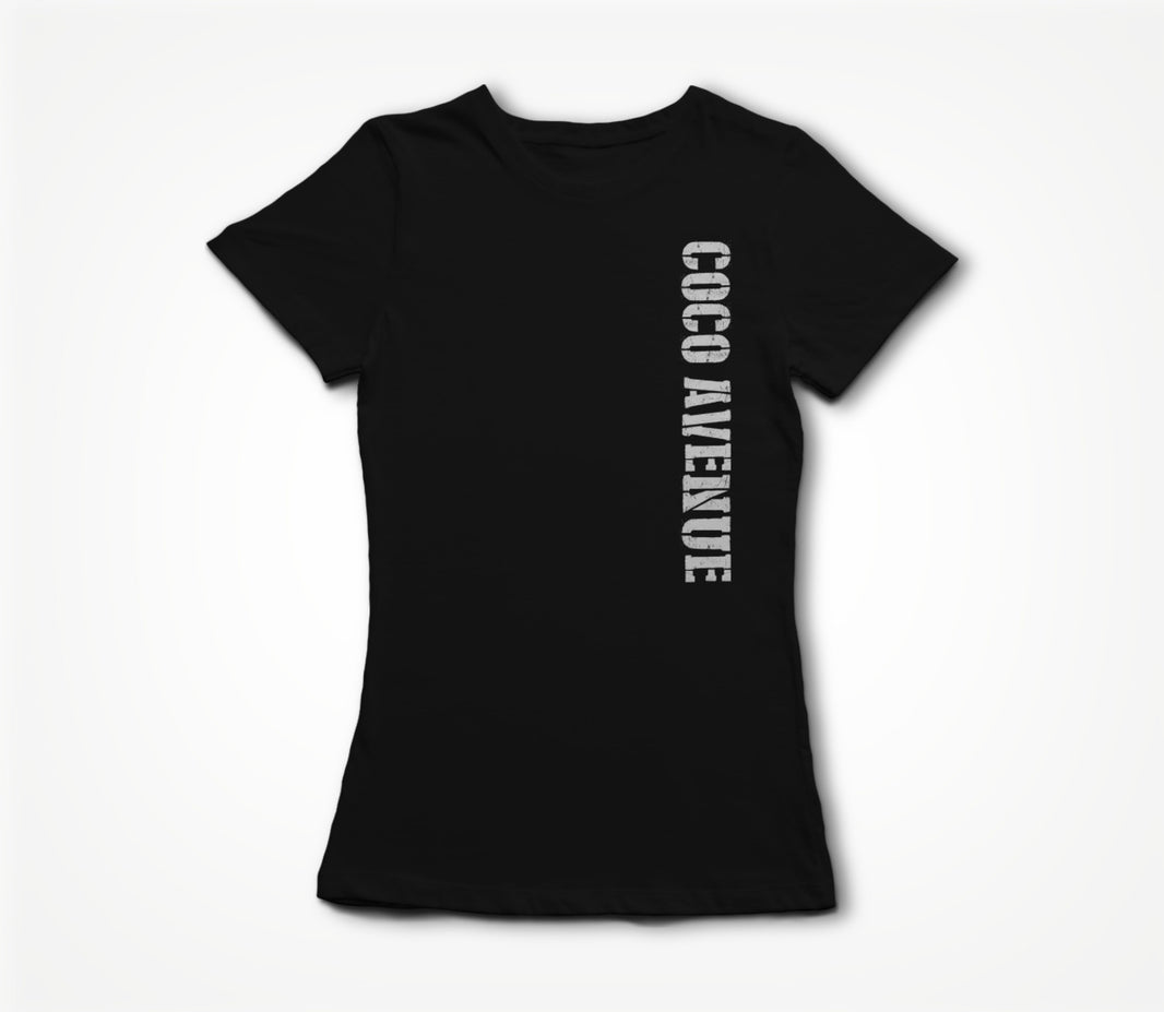 Coco Avenue (White Side Logo) Women's T-shirt