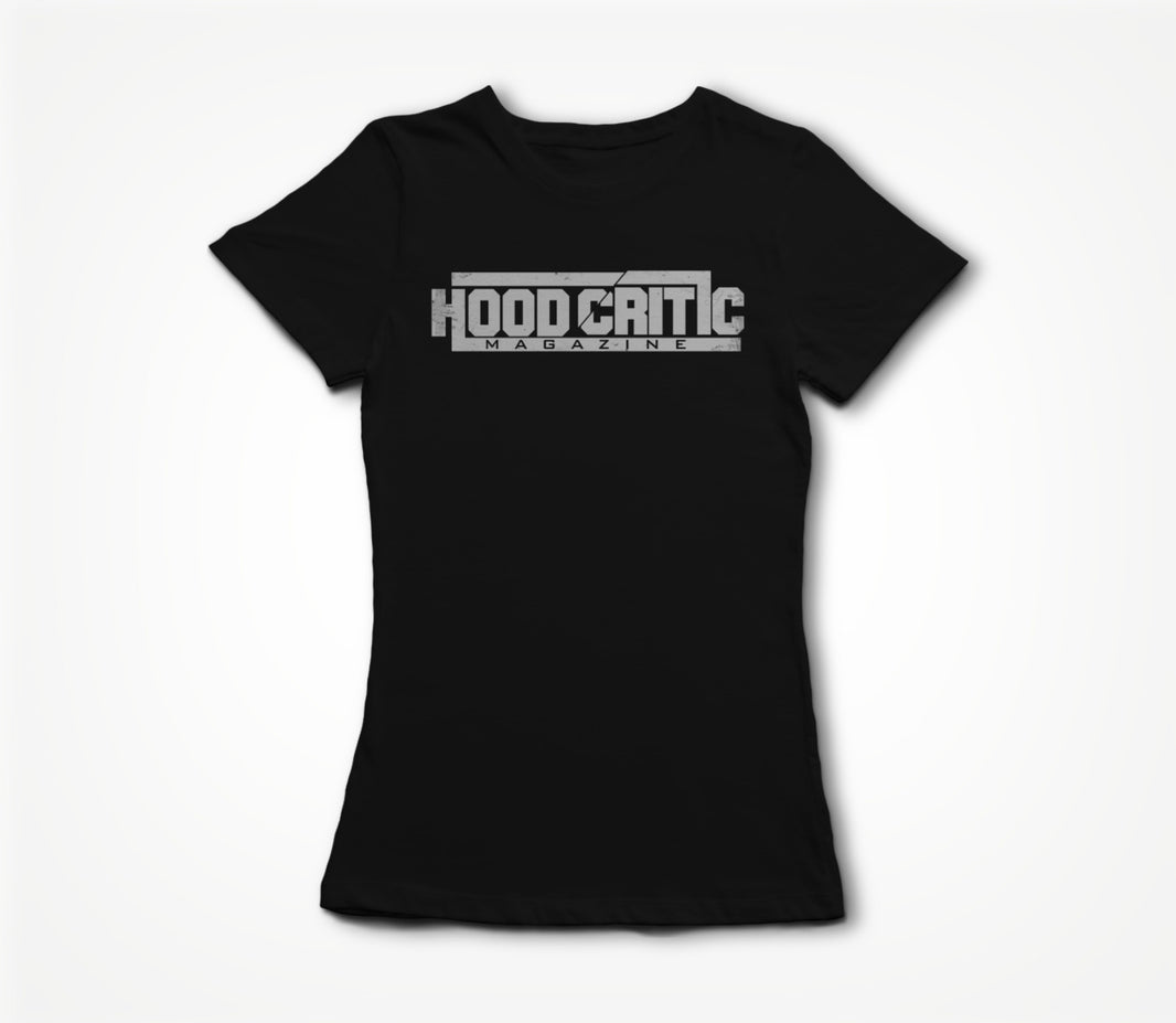 Hood Critic Logo Wht Women's T-shirt