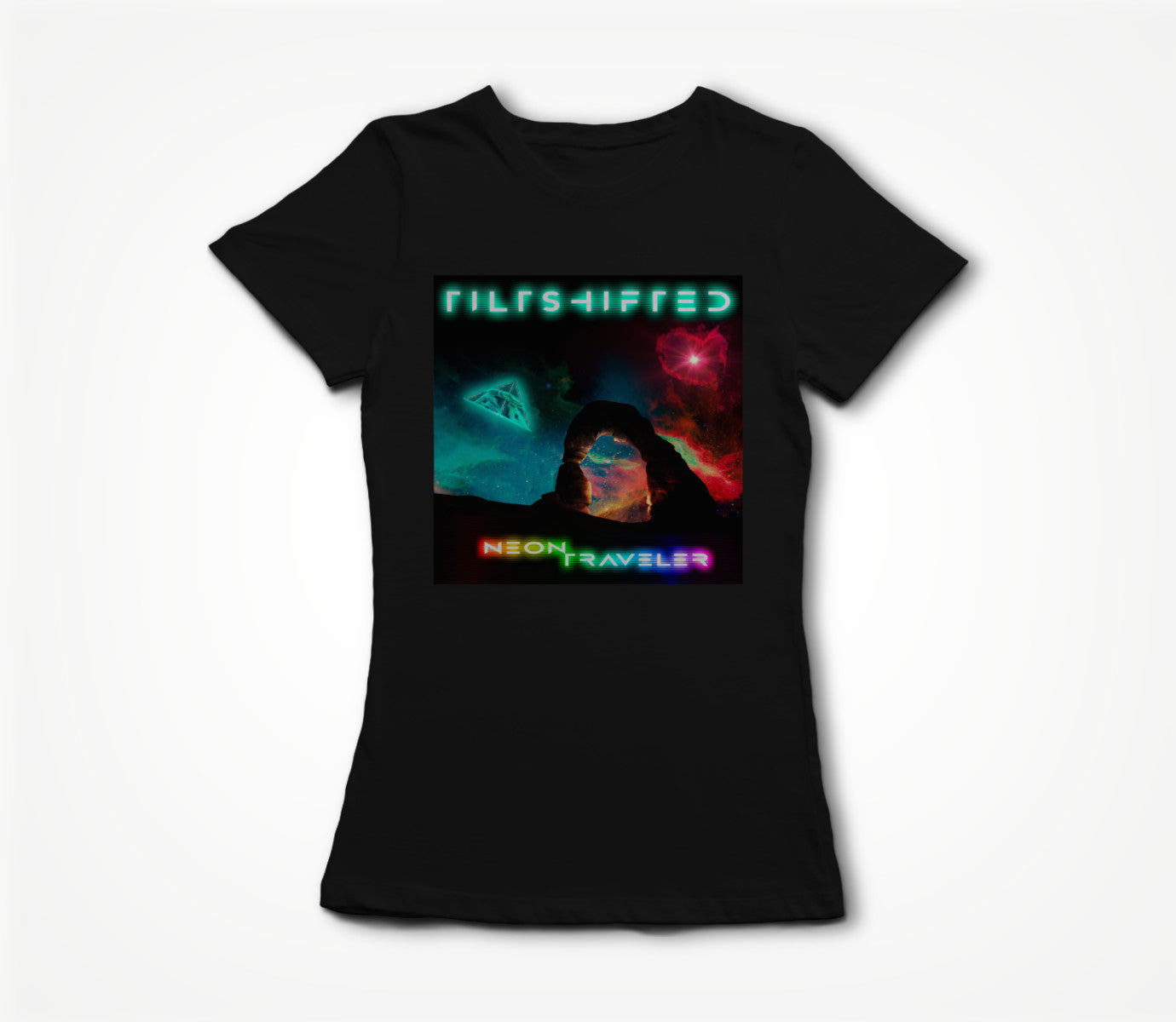 Neon Traveler Cover Art Women's T-shirt