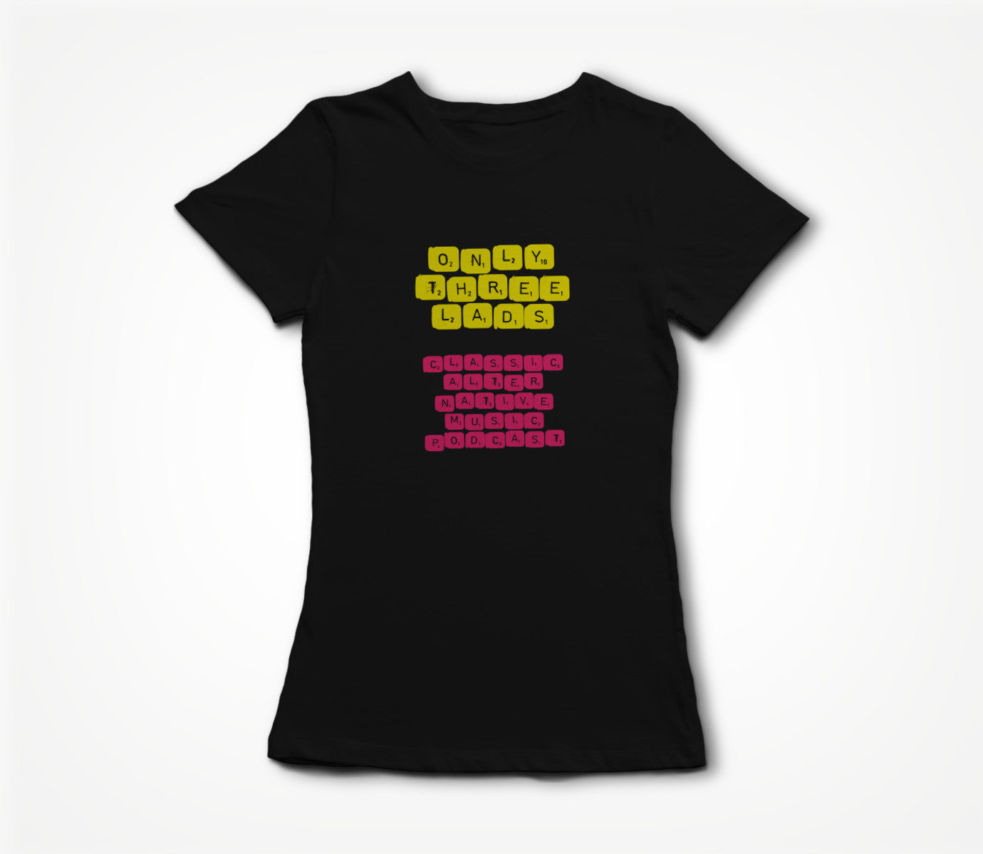 Word Game - Pink & Yellow Women's T-shirt