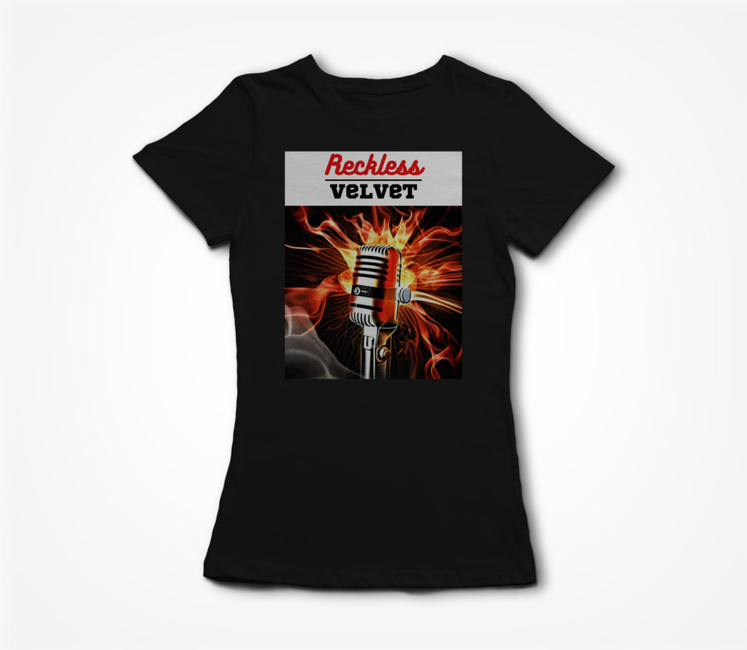 Microphone on Fire Women's T-shirt