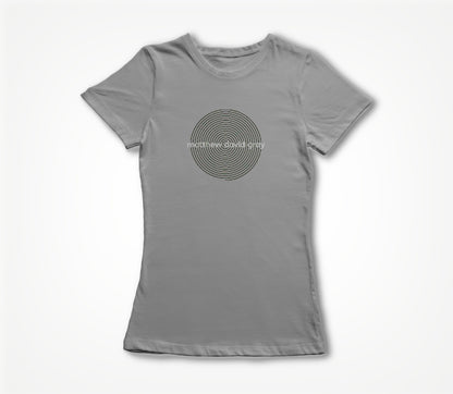 Matthew David Gray Spiral Women's T-shirt