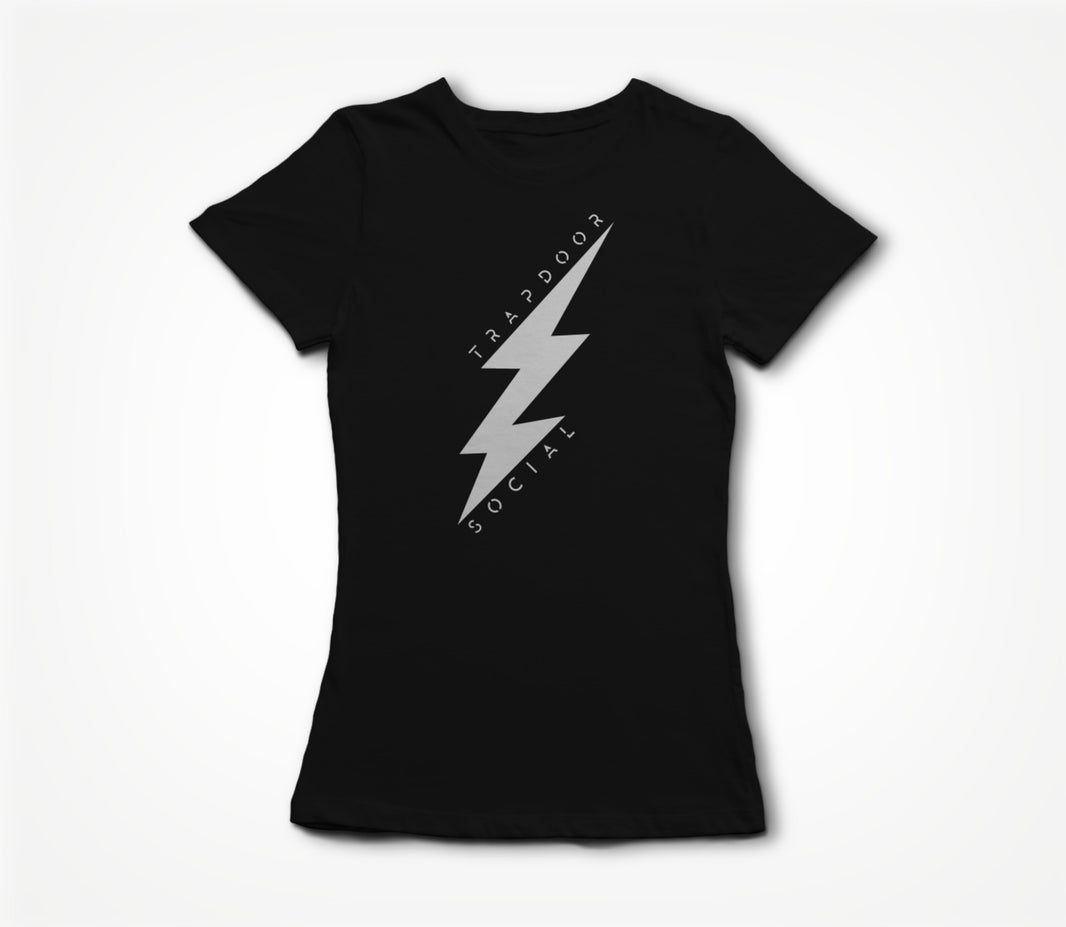 Lightning Bolt - Black Women's T-shirt