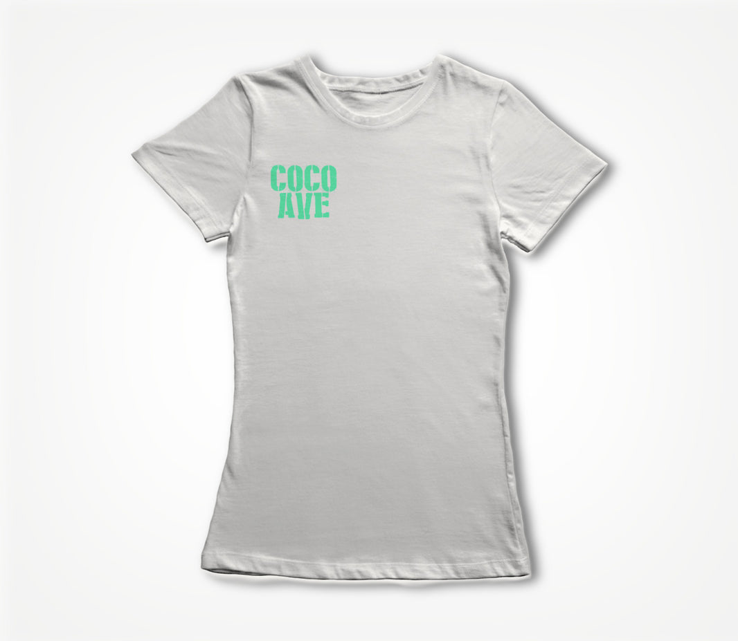 Coco Avenue (S-foam Green Logo) Women's T-shirt