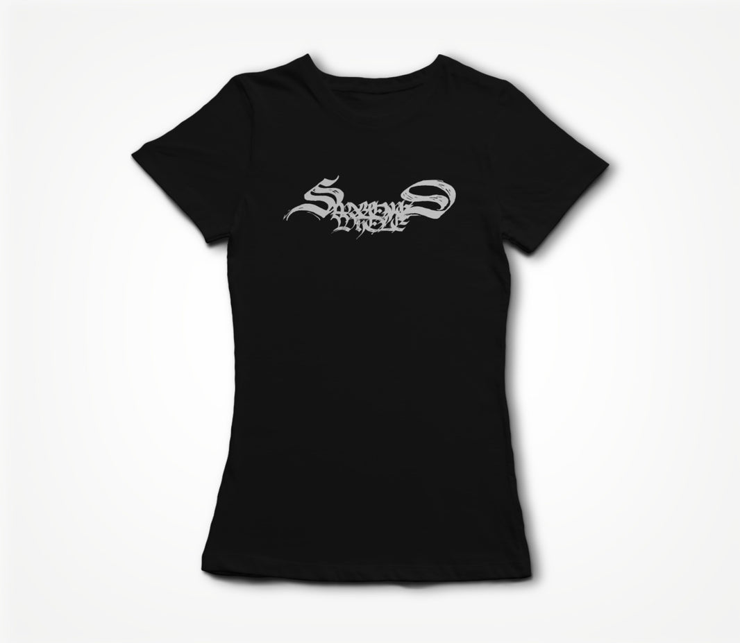 Logo white on black Women's T-shirt