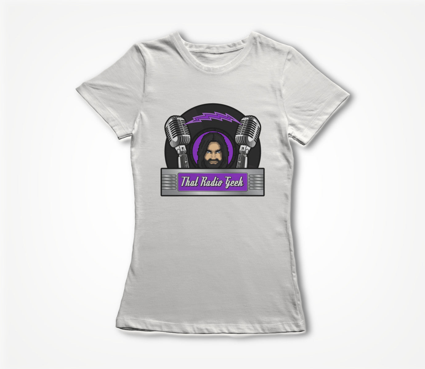 Logo on White Women's T-shirt