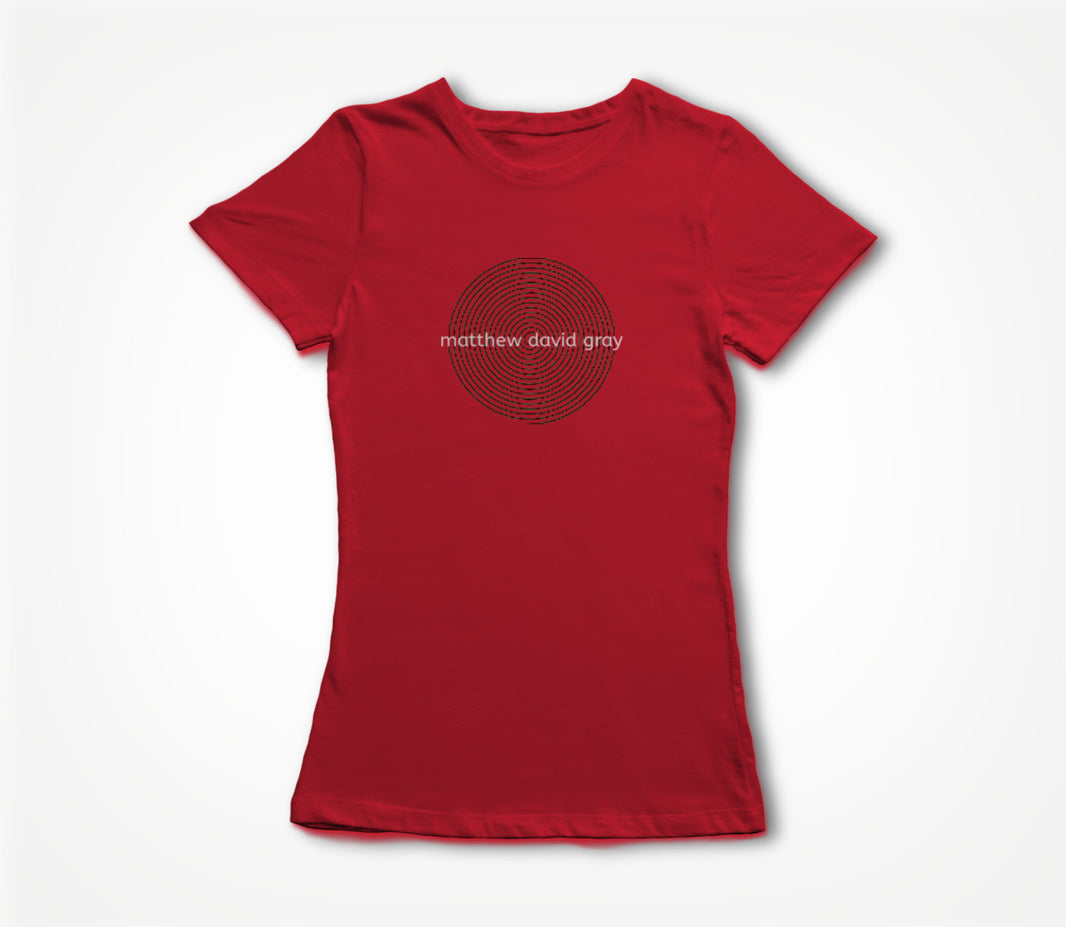 Matthew David Gray Spiral Women's T-shirt