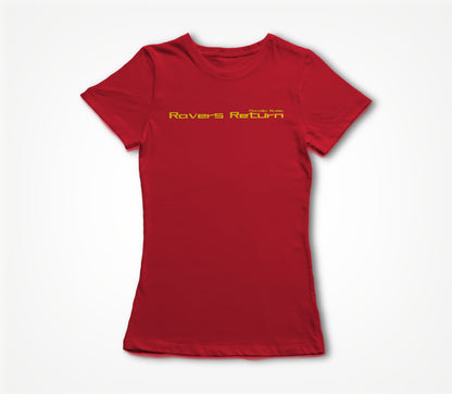 Ravers Return Branded plain, Yellow Text Women's T-shirt