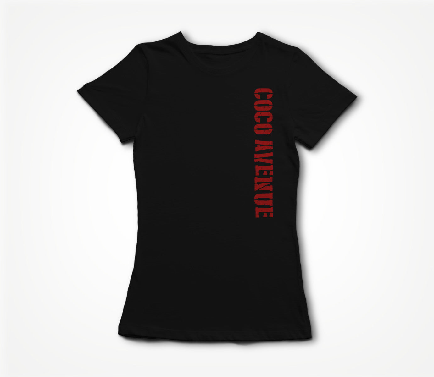 Coco Avenue (Red Side Logo) Women's T-shirt