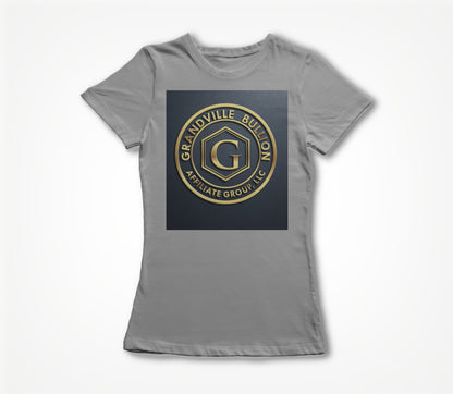 Gray and Gold Women's T-shirt