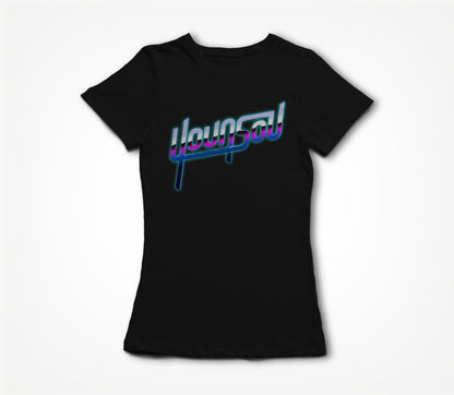 Retro Design Black Women's T-shirt