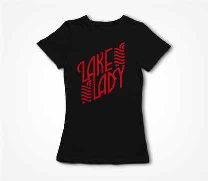 Lake Logo (red) by Leah Chappell Women's T-shirt
