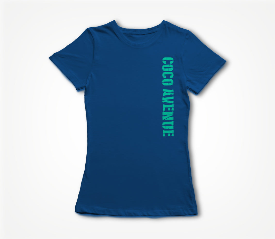 Coco Avenue (S-foam Green Side Logo) Women's T-shirt