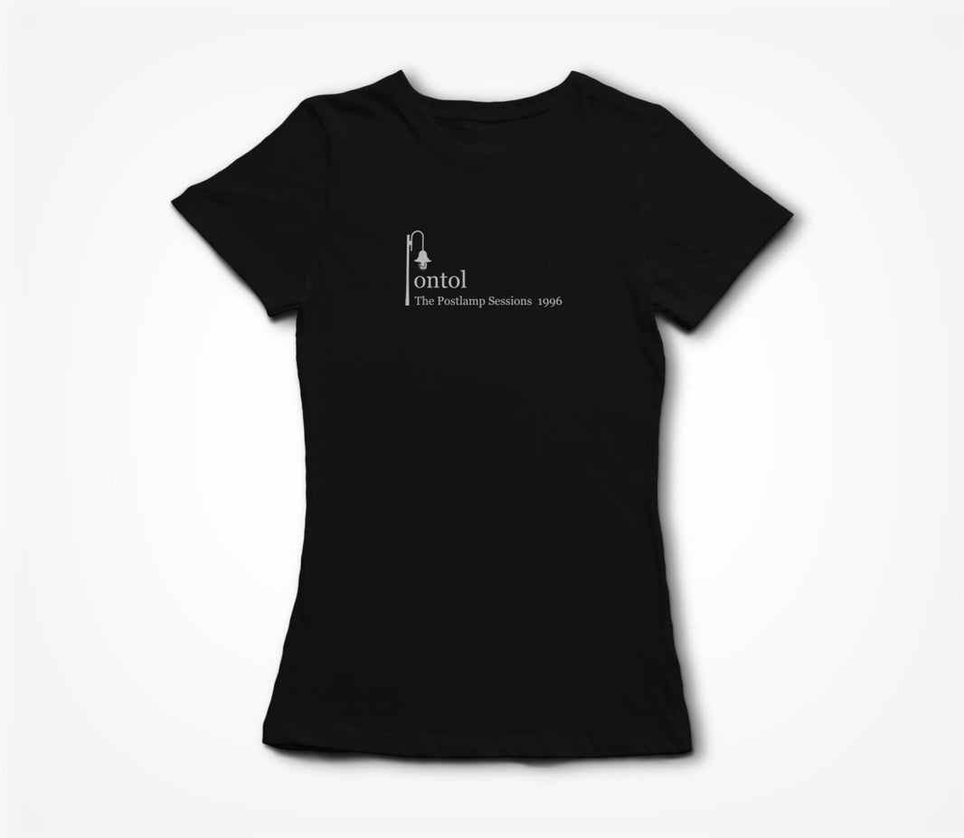 Postlamp Black Women's T-shirt