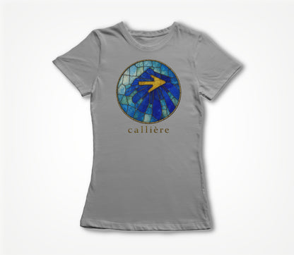 Solar Stained Glass Shell - Heather Grey Women's T-shirt
