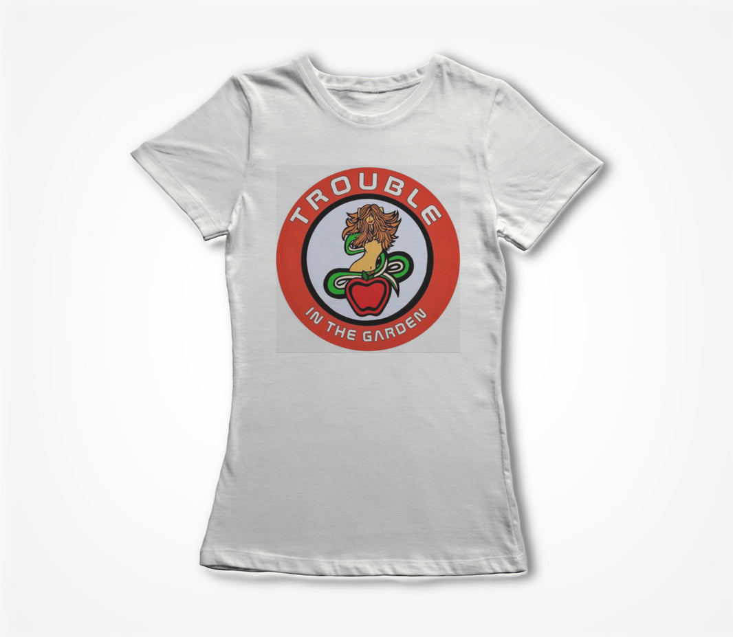 Woman and Serpent Square Women's T-shirt