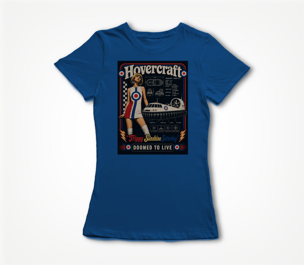 Trippy Royal Blue Women's T-shirt