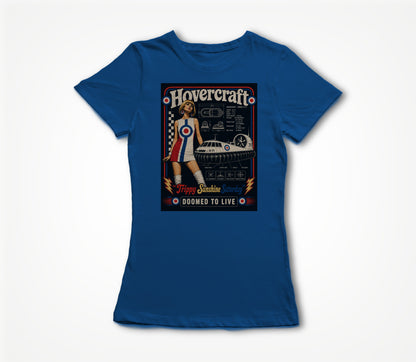 Trippy Royal Blue Women's T-shirt