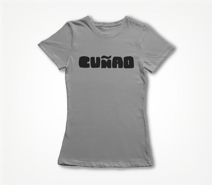 Classic T (Gray) - Black Logo Women's T-shirt