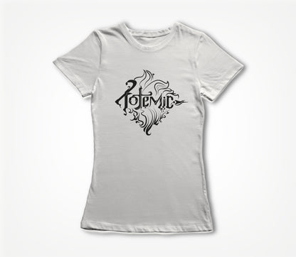 Totemic Logo Black On White Women's T-shirt