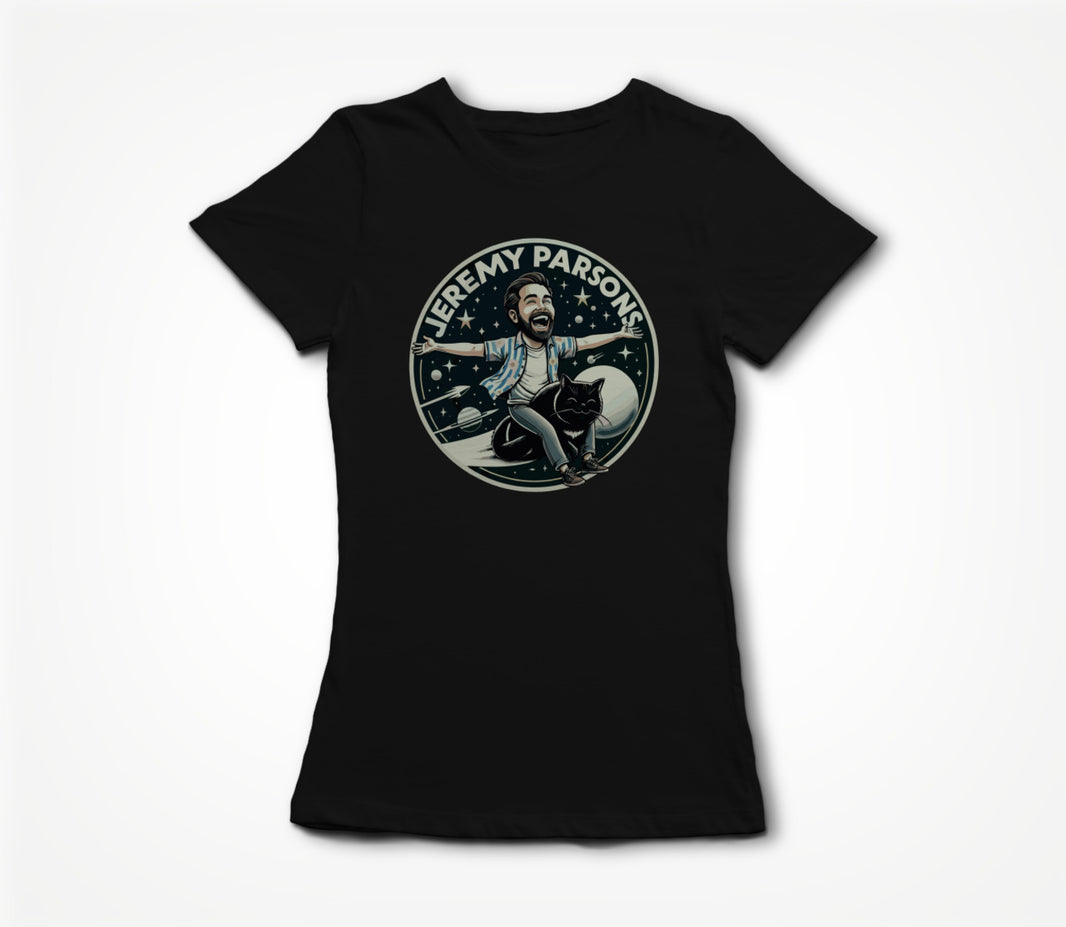 Jeremy Parsons Space Cat Haircut 2026 Women's T-shirt