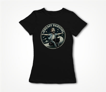 Jeremy Parsons Space Cat Haircut 2026 Women's T-shirt