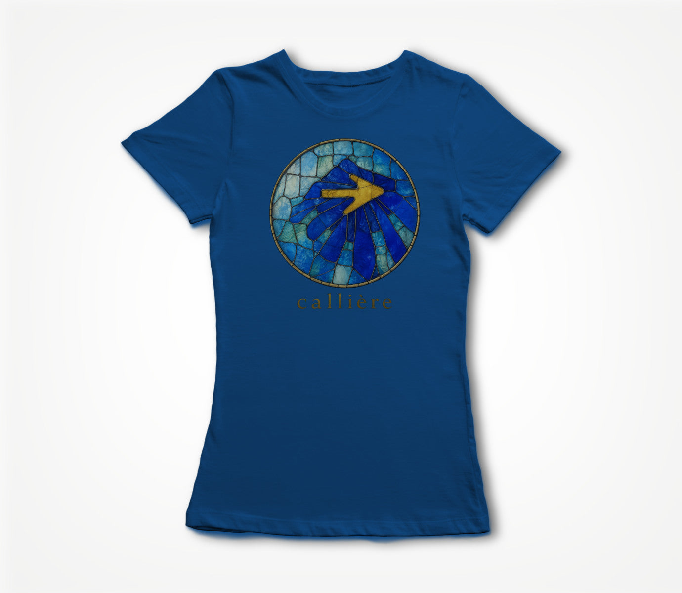 Solar Stained Glass Shell - Royal Blue Women's T-shirt