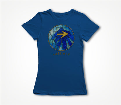 Solar Stained Glass Shell - Royal Blue Women's T-shirt