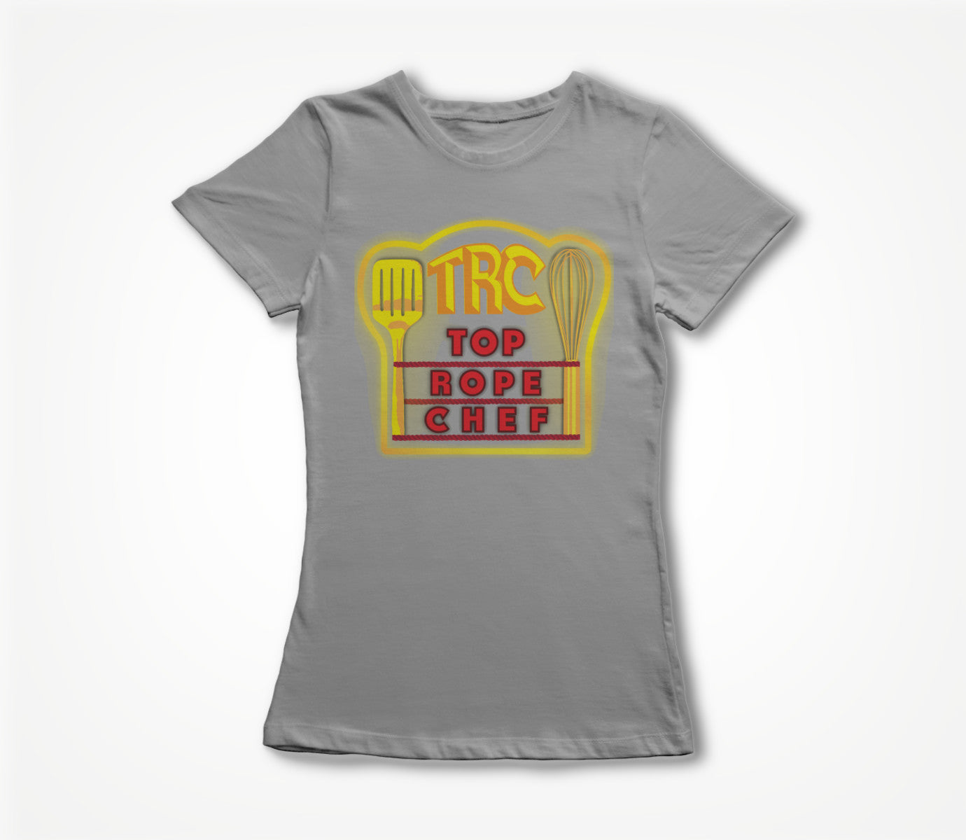 Top Rope Chef Logo Gray Women's T-shirt