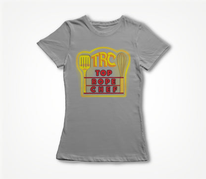 Top Rope Chef Logo Gray Women's T-shirt