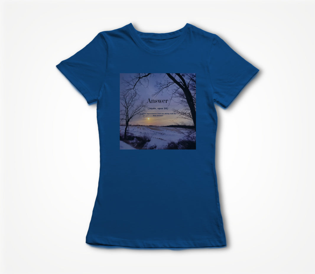 "Answer (Jaydn, opus 26)" cover Women's T-shirt