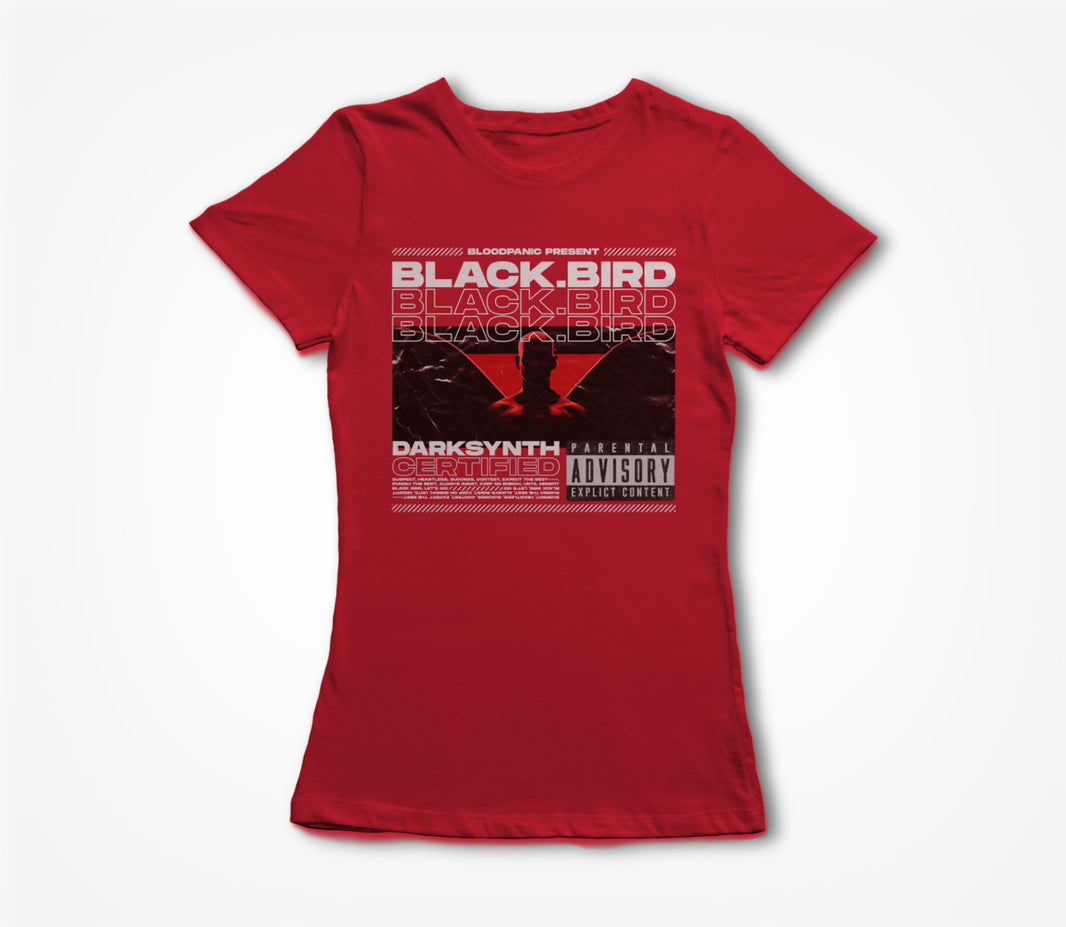 Black Bird Heavy - Red Women's T-shirt